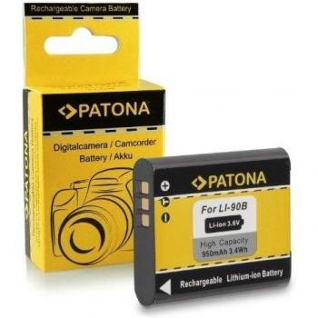 Bateria Li-90B para Olympus Stylus Creator XZ-2 | Stylus Traveller SH-50 | Stylus SZ-15 | Olympus Stylus SH-1 | SH-2 | SH-50 | SH-60 | SP-100EE | Olympus Stylus TOUGH TG-1 | TG-2 | TG-3 | TG-4