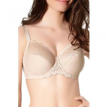 Simone Pérèle Caresse Women's Full Cup Underwire Bra in Beige Size 40D