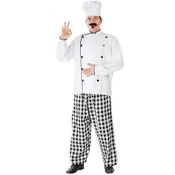 Traje adulto del chef con sombrero