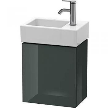 Mueble Bajo Lavabo Duravit L-Cube 36,4x24,1x40cm, Colores: Gris Dolomiti Brillo, Apertura Derecha, Montaje en Pared