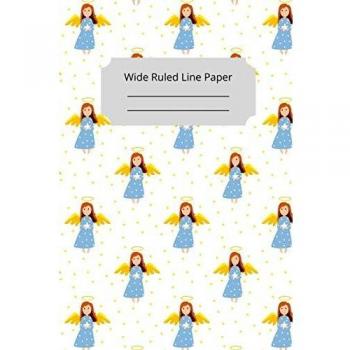 Christian art inspirational motivational and spiritual theme wide ruled line paper 7