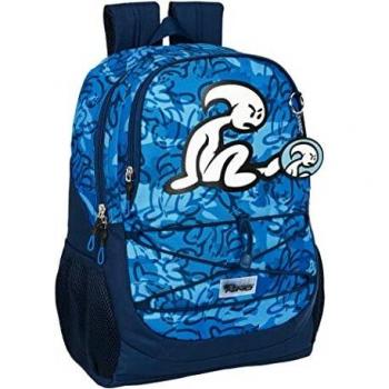 Mochila Safta Escolar de El Niño Blue Bay, 320x160x440 mm