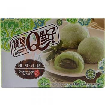 Pastel mochi sabor té