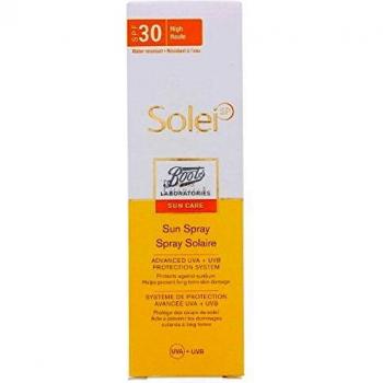 Boots Solei Spray Lotion Sunscreen SPF30+ 150ml