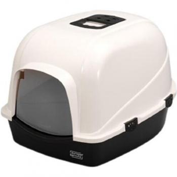 Bandeja Sanitaria Cubierta Ebi Eclipse 70 para Gatos - 56 x 70 x 46 cm - Color Negro