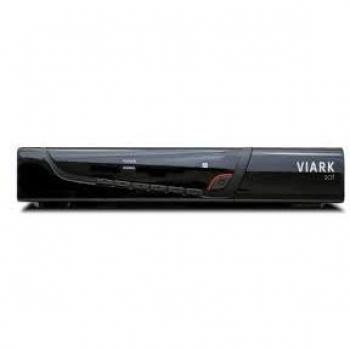 Viark Sat - Receptor Satélite Digital Full HD DVB-S2 Multistream H.265/HEVC, con LAN, Antena WiFi USB y Lector de Tarjetas CA