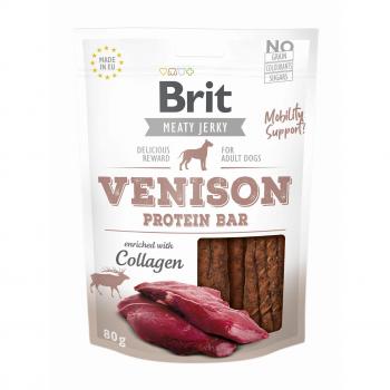 Brit Jerky Snack Protein Bar de Venado para Perros 80 Gr
