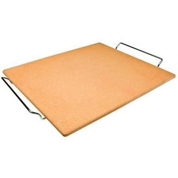 Ibili 784338 piedra para pizza rectangular piedra Orange 38 cm x 30 cm x 1 cm