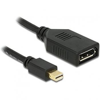 Adaptador Mini DisplayPort a DisplayPort Delock 65554 - Negro