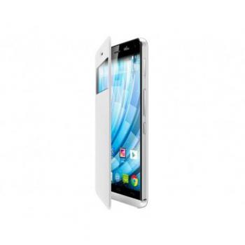 Funda con tapa Wiko Getaway White