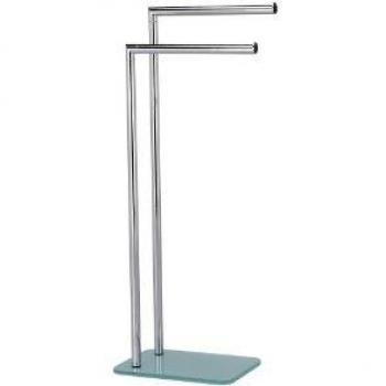 Piantana Porta Toallas Mod. Zero Cromado Accesorios de Baño 20 x H. 78 x 28 cm