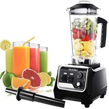 Batidora Licuadora Profesional Batidora de Vaso, 2200 W con Contenedor de Tritán de 2 Litros sin BPA, Batidora Smoothie con Temporizador Integrado, para Cocina, Hielo Picado, Postre Congelado