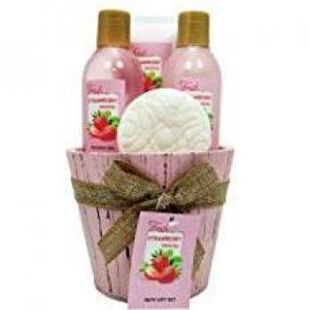 CUBO DE MADERA GEL 170ML LOCION 120ML SALES BAÑO 170GR JABON