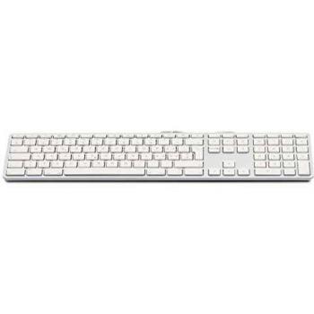 Teclado Numérico USB-A con Cable para Mac de 110 Teclas en Plata con Doble Puerto USB y Cubierta Superior de Aluminio