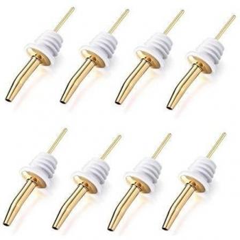ANKKO 20pcs Bebidas Flujo libre Vertedores para vino, Tapones para vino, Tapones de aceite