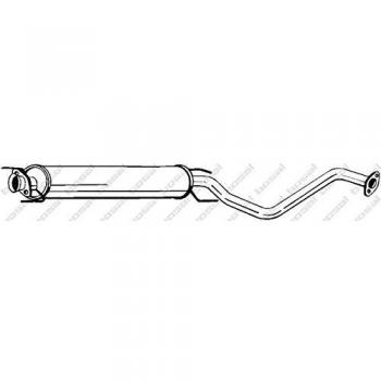 Silenciador del medio BOSAL 286-151 para OPEL Vectra