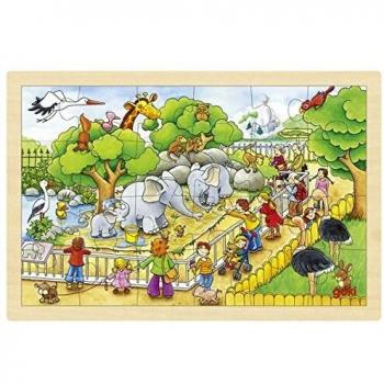Puzzle de Madera 24 Piezas - Visita al Zoo Goki