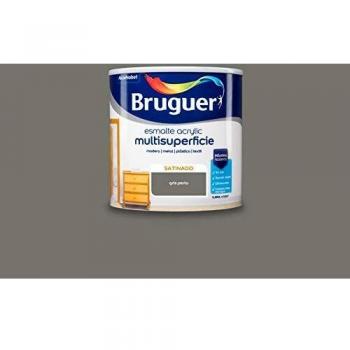 Bruguer Acrylic Multisuperficie Esmalte al agua Satinado Gris Perla 250 ml