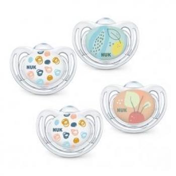 Chupete Nuk Colour Play T3 Silicona 2U