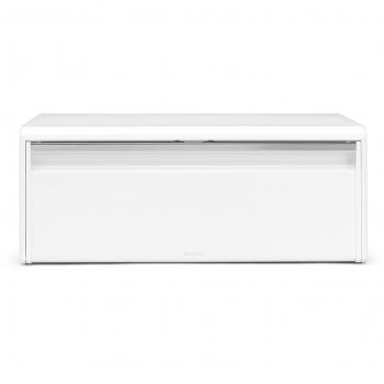 Brabantia 198625 - Panera tapa abatible, contenido 18 litros, color blanco