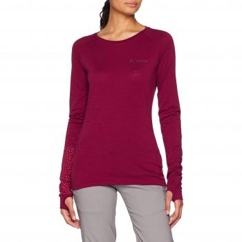 VAUDE WO Base LS, lencería Camiseta para Mujer, Mujer, 412129660340, Passion Fruit, 34