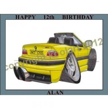 55 - BMW M3 amarillo KOOLART