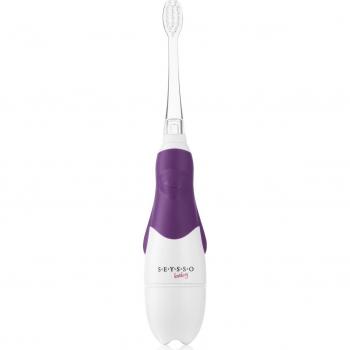 Cepillo de Dientes Sónico Seysso Baby Penguin 0-3 Años con 2 Cabezales y Temporizador
