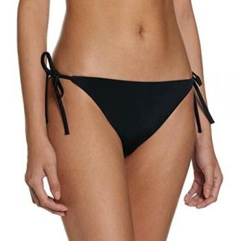 Calvin Klein Cheeky String Side Tie Bragas de Bikini, Pvh Negro, M para Mujer