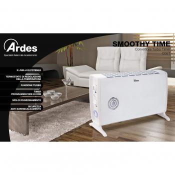 Termoconvector Eléctrico Ardes AR4C05T Smoothy Time 2000W con Temporizador y Termostato Regulable para Hogar y Oficina