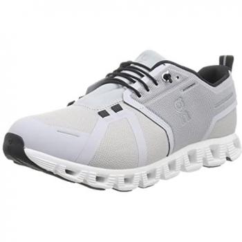 ON RUNNING Cloud 5 Waterproof Textile Men's Low-Top Trainers - Colour: Glacier White