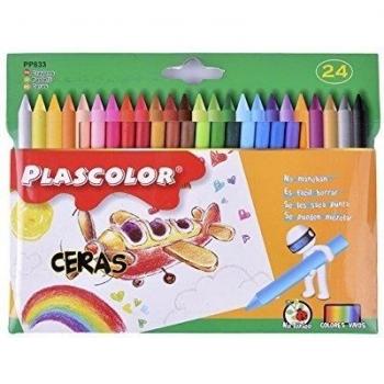 Plascolor PP833 - Pack de 24 ceras