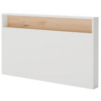 Cabecero de cama Oasis Blanco-Roble 140x120x16 Plykit