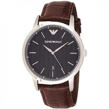 Emporio Armani Reloj Analógico para Hombre de Cuarzo con Correa en Cuero AR11187