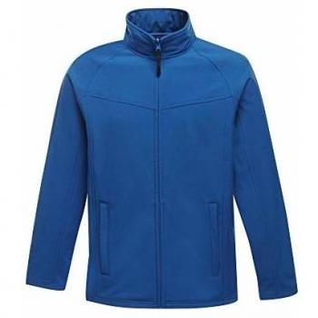 Chaqueta Softshell Interactiva Impermeable para Mujer Regatta Uproar Azul Oxford y Gris Sellado, Talla 18