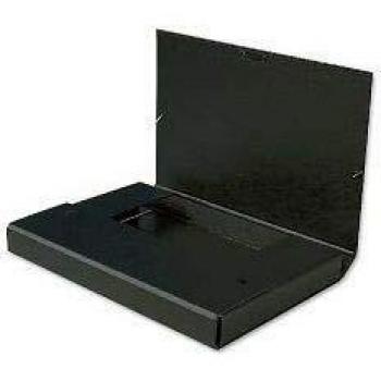 Grafoplás Carpeta de Proyectos Folio Cartón Forrado, Negro