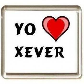 Iman de nevera con estampado Te quiero Xever