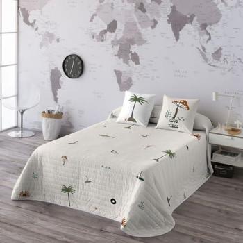 Colcha Bouti Estampada Haciendo el Indio - 100% Algodón Suave - Extra Gruesa 70g - Cama 90-150 cm - Fabricado en España