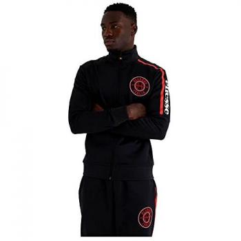 Ellesse Chaqueta de Chándal Farino - Chaqueta de chándal, diseño moderno, material ligero y transpirable, cierre con cremallera, bolsillos laterales con cremallera, ajuste cómodo y estilizado