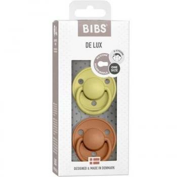 BIBS Chupete De Lux Silicona Meadow / Earth 0-36 meses Pack de 2 unidades