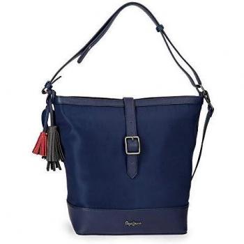 Pepe Jeans ANN Bolso Shopper Azul 28x32x14 cms Poliéster