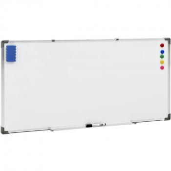 Pizarra magnética acero blanco 110x60 cm