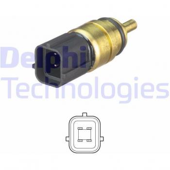 DELPHI Sensor de temperatura del refrigerante TS10528, unidad de envío de temperatura del refrigerante