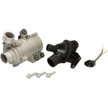Bomba de agua HEPU P430 TH sin junta con tornillos, termostato y cable eléctrico para BMW: 3 Berlina, X1, X3