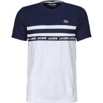 Lacoste Camiseta Ultra Dry Raya y Logo
