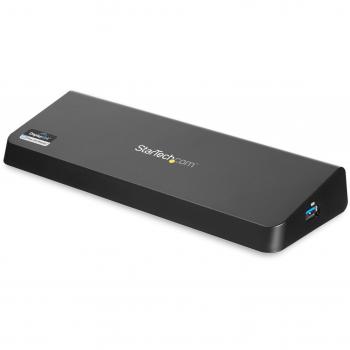 StarTech.com Universal USB 3.0 Dual Monitor Docking Station with HDMI, 4K DisplayPort, and Ethernet for Mac & Windows Laptops