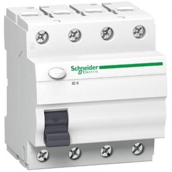 Schneider Electric A9Z06425 Interruptor Diferencial, 4P, 25A, 300Ma, Tipo Ac