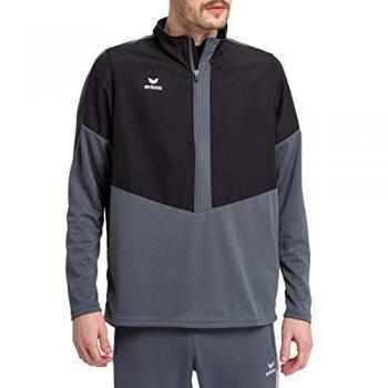 Erima Worker Squad Zip-Up Sweatshirt for Men - Black - 3XL