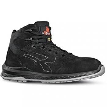 U-Power Zapatos de alta seguridad Tweed S3 CI SRC ESD Unisex Adulto Negro 40 EU