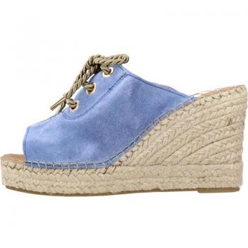Sandalias de Mujer Vidorreta Modelo Yute Color Azulgrisa EU 39