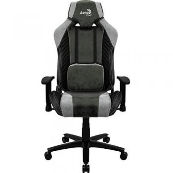 Aerocool Baron Silla Gaming, AeroSuede, Transpirable, Respaldo Ajustable, Verde